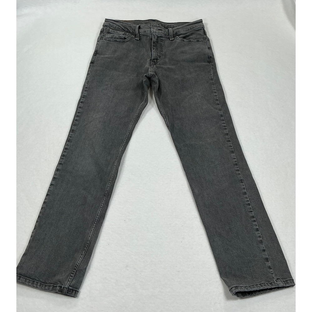 Levis 511 Slim Fit Gray Denim Jeans Mens 30x30 Charcoal Faded Wash 04511-5163